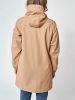 Women's Long Waterproof Jacket with Hood, Sand