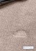 Men's Zip Neck Ribbed Knit Sweatshirt, Oatmeal