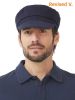 Traditional Breton Cap, Cotton Canvas (Navy & Orange)