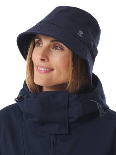 Unisex Water Repellent Bucket Hat, Navy Blue Cotton