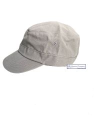 Canvas Fisherman's Hat, Light Grey
