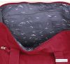 Large Zip Beach Bag, Burgundy Red