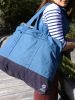Large Canvas Beach Bag, Blue - SOLD OUT