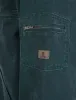 Men's Canvas Worker Jacket with Zip, Petrol Blue