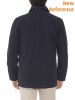 Men's Cotton Peacoat, Navy Blue