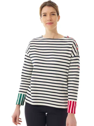 Ladies' Nautical Breton Top
