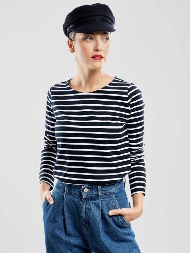 Armor-Lux Ladies' Dark Navy/White Breton Top - Light Cotton