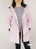 Women's Lined Raincoat with Hood, Pink