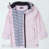 Women's Lined Raincoat with Hood, Pink