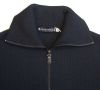 Men's Navy Blue Wool Sailing Breton Sweater, Quarter Zip (SOLD OUT)