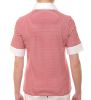 Women's Short Sleeved Polo Shirt (red/white) only UK12 - FR40 - US8 left