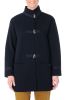 Women's Long French Navy Blue Knit Jacket - SOLD OUT