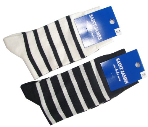 Saint James Cotton Striped Socks
