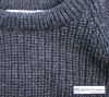 Fishermans Sweater, Charcoal Grey