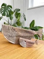Contemporary Wooden Mum and Baby Whale Art