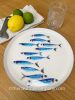 Stainless Steel Enamelled Tray with Sardines