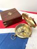 Large Pocket Compass with Wooden Box