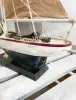 Small Vintage Style Sailing Boat Model