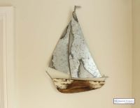 Distressed Metal Yacht Wall Art - SOLD
