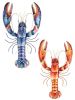 Colourful Blue Lobster Wall Hanging Art