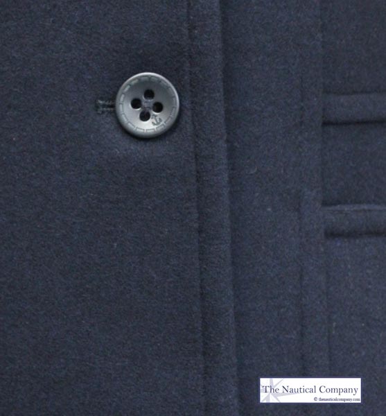 Women's Reefer Jacket, Navy Blue - THE NAUTICAL COMPANY UK